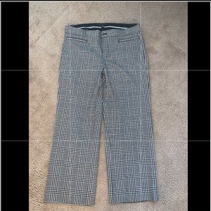 Plaid Banana Republic Cropped Trousers